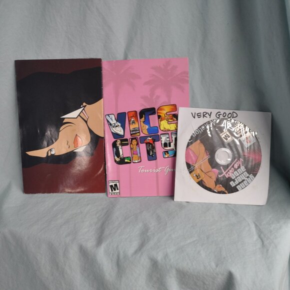 GTA Grand Theft Auto Vice City(book & game only, no box) poster PS2